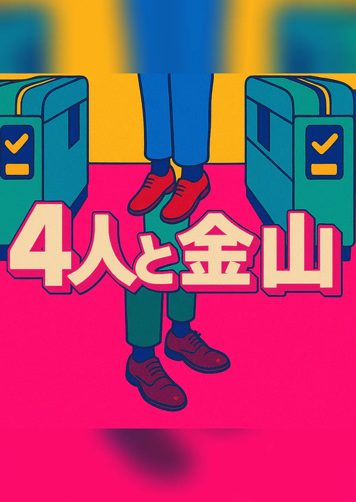 4人と金山