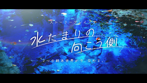 水たまりの向こう側