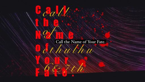 Call the Name of Your Fate.